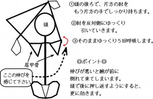 三頭筋ストレッチ